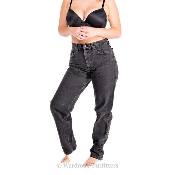 Vintage 90s Deadstock Black Levi 550's 31x32 - Picture 5 of 6